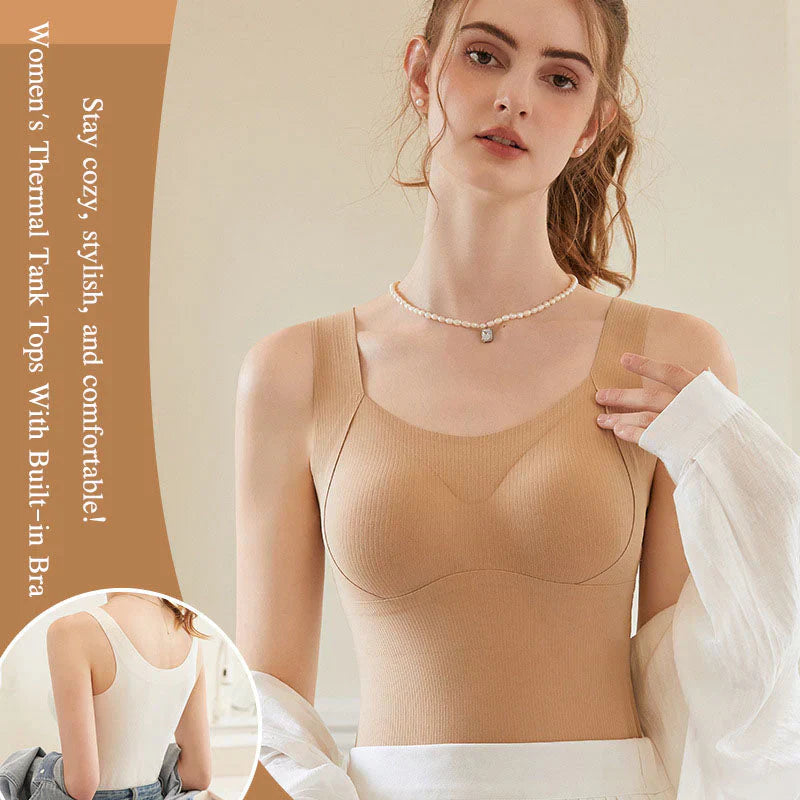Canottiere Termiche Femminili con Reggiseno Integrato