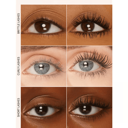 ✨ Duo de mascaras gainants noir et marron pour un maquillage des cils parfait