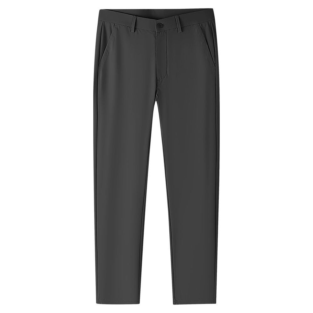 Fliwos - Pantaloni western elasticizzati da uomo