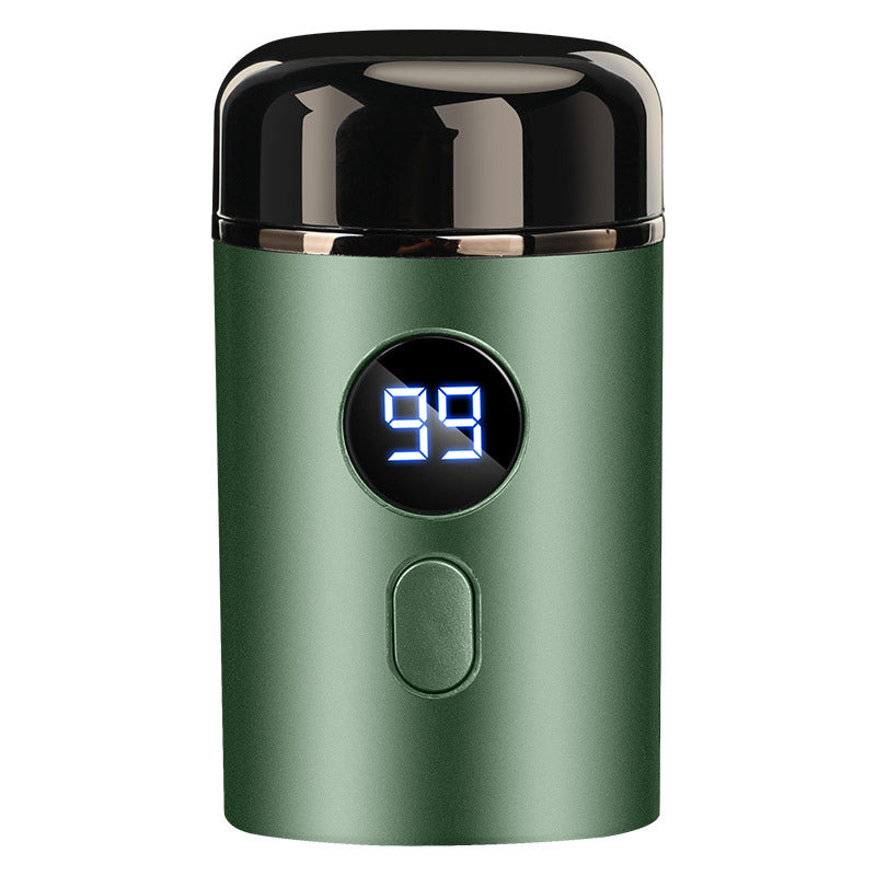 🪒 PROMO FLASH 50% ! ⚡ Rasoir Électrique Mini Portable – 15 Lames Turbo Inox, 7200 tr/min, Double Anneau 3D, Usage Sec/Humide, Recharge USB, Autonomie 60min ✨