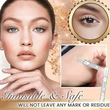 👁️✨ PROMO FLASH 50% ! Stylo Double Paupières 3 Secondes – Effet Immédiat, Tenue 24h, Naturel & Invisible, Formule Douce sans Collage, avec Tige en Y 👁️