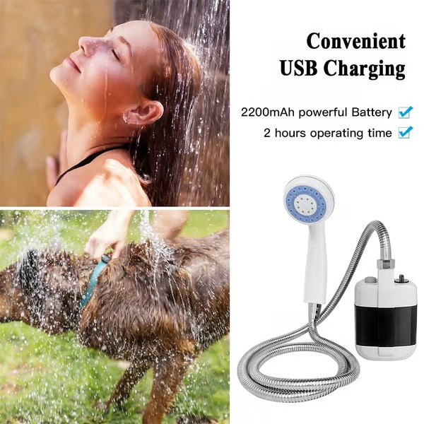 🛀 Vendita calda 50% OFF💦Doccia portatile per il campeggio con pompa dell'acqua