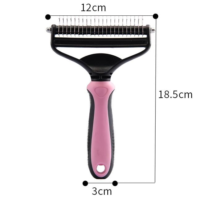 💐50% DE RÉDUCTION🐩Peigne démêlage pour chiens/chats – Poils longs & courts efficace 🌀