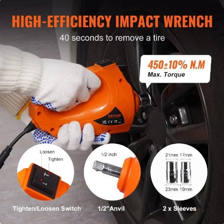 Strumenti essenziali per la riparazione dell'auto - 12V Cric idraulico elettrico per auto