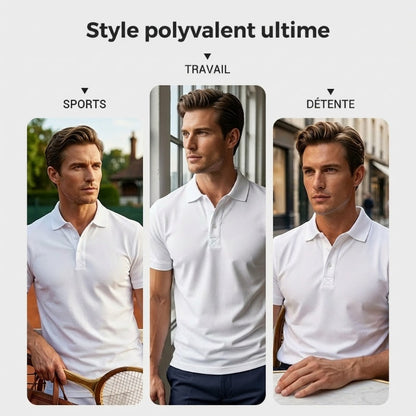 👔🏃‍♂️⏰ PROMO FLASH -50% ! Ensemble Sport-Shirt Infroissable – Tissu Technique Respirant, Coupe Moderne, Style Polyvalent (Sport/Bureau/Quotidien)