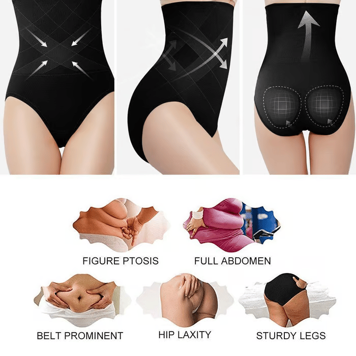 Slip Modellante a Vita Alta con Controllo Addominale