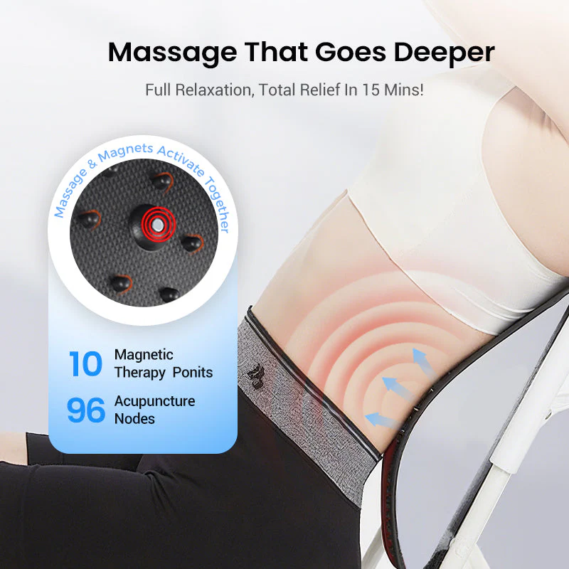 Terapia magnetica, agopuntura, massaggio, lettino per la schiena