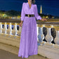 💝Camicia trendy a maniche lunghe con scollo a V + pantaloni larghi con paillettes