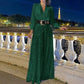 💝Camicia trendy a maniche lunghe con scollo a V + pantaloni larghi con paillettes