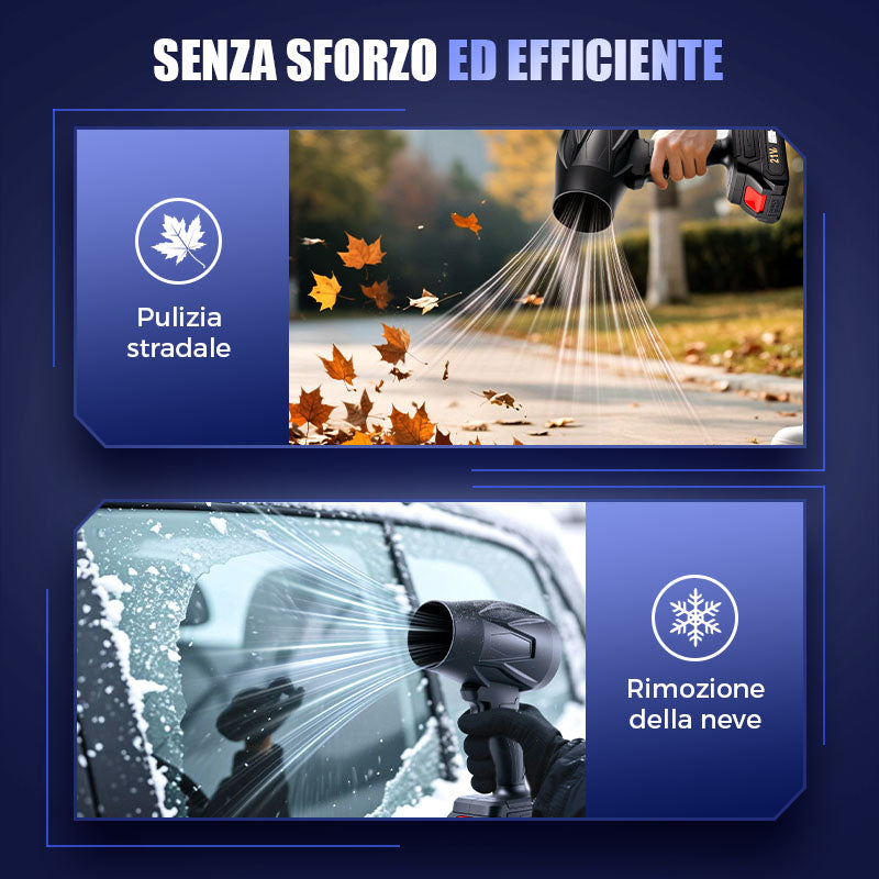 🌪️ Tempo limitato a metà prezzo - Ventilatore portatile Turbo Blower