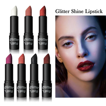 🔥VENDITA CALDA 49% DI SCONTO🔥Rossetto permanente opaco con glitter fini