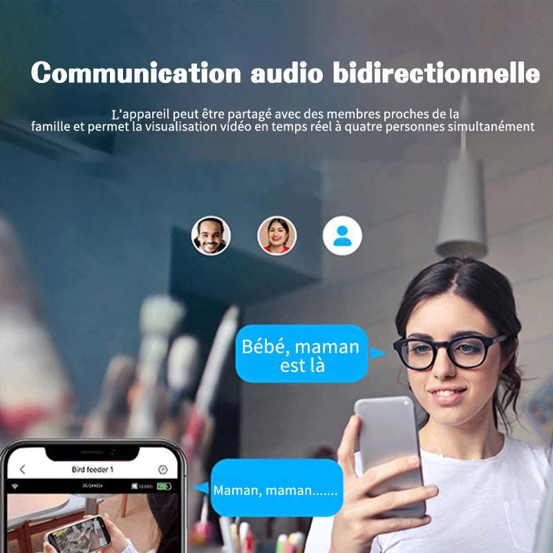 🏆✨ Telecamera wireless per la visione notturna【Direttamente dalla fabbrica】👑🔥