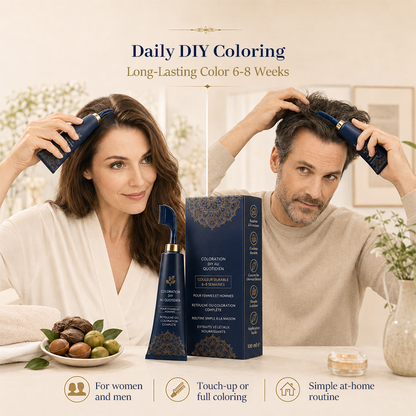 🌿 Peigne pour couleur naturelle des cheveux, à utiliser chez soi
