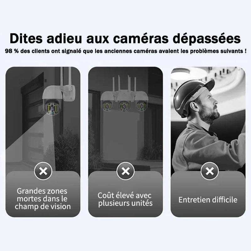 🏆✨ Telecamera wireless per la visione notturna【Direttamente dalla fabbrica】👑🔥