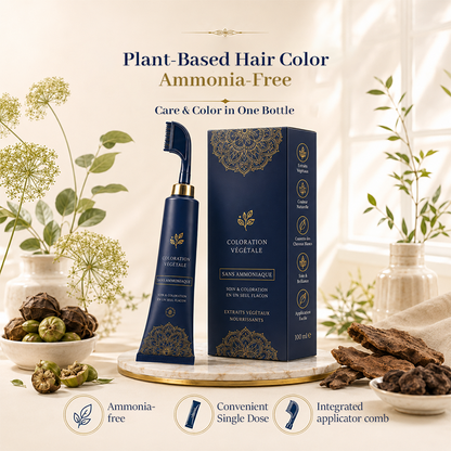 🌿 Peigne pour couleur naturelle des cheveux, à utiliser chez soi