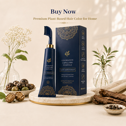 🌿 Peigne pour couleur naturelle des cheveux, à utiliser chez soi