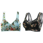 【🌸2024 Nuovi prodotti】💖Biancheria intima con motivo floreale in pizzo senza anello in acciaio