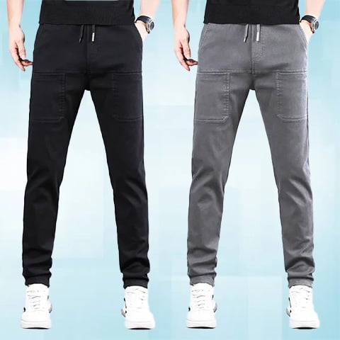 Pantaloni Multifunzionali– Pantaloni Cargo Elasticizzati con Multi-Tasca