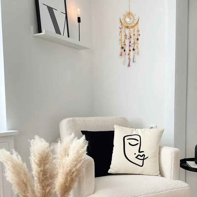 Acchiappasole in Cristallo, Decorazione da Interni ed Esterni per Finestre, Camera da Letto, Cortile, Giardino