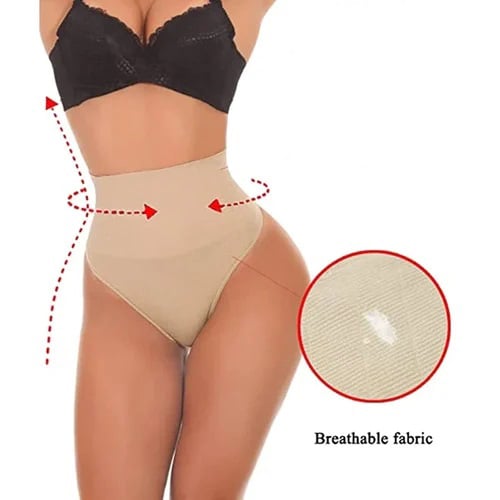 Slip Modellante a Vita Alta con Controllo Addominale