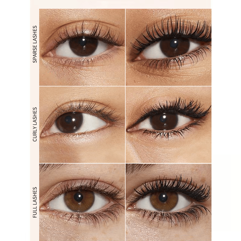 ✨ Duo de mascaras gainants noir et marron pour un maquillage des cils parfait