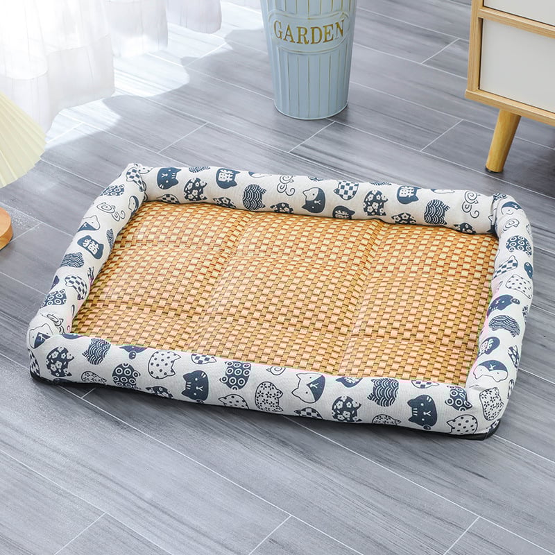 Letto refrigerante in rattan Ice per cani e gatti