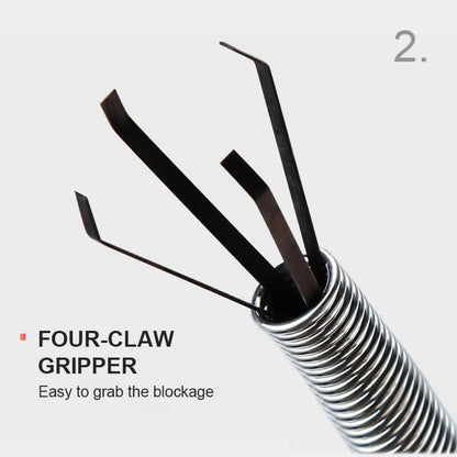 📢🛠️ PROMO FLASH 50% ! Outil de Dragage de Tuyaux Multifonction – Flexible, Acier Inoxydable, 4 Tailles (60-250cm), Idéal Évier, Douche & Toilettes 🚿