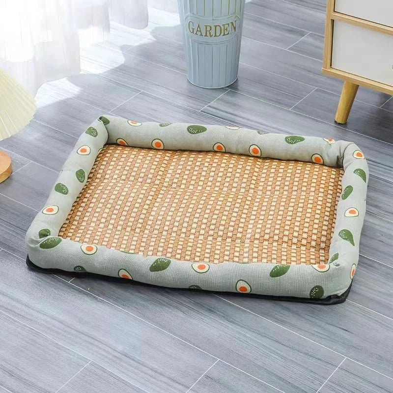 Letto refrigerante in rattan Ice per cani e gatti