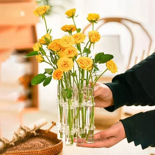 Vaso per fiori a cerniera