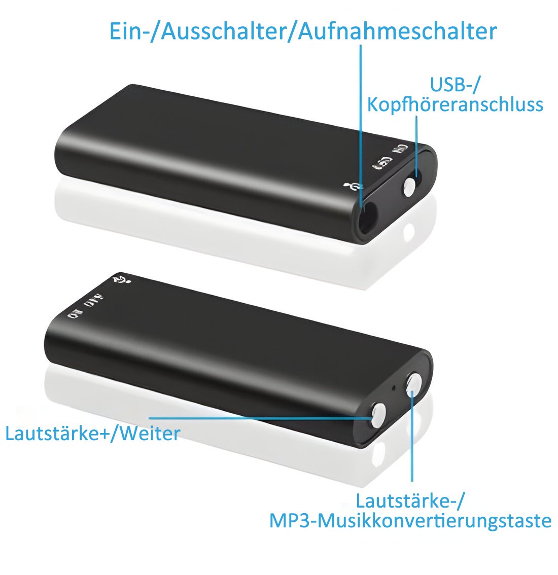 Registratore Vocale Mini: Cattura ogni suono con precisione intelligente e compatta 🎙️