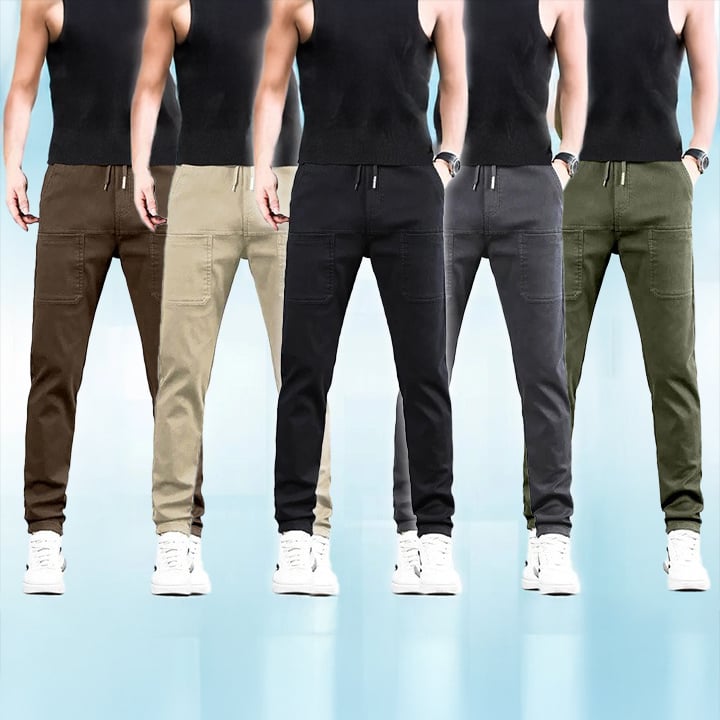 Pantaloni Multifunzionali– Pantaloni Cargo Elasticizzati con Multi-Tasca