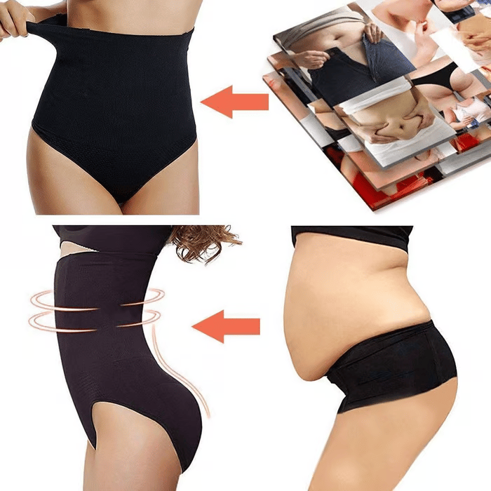 Slip Modellante a Vita Alta con Controllo Addominale