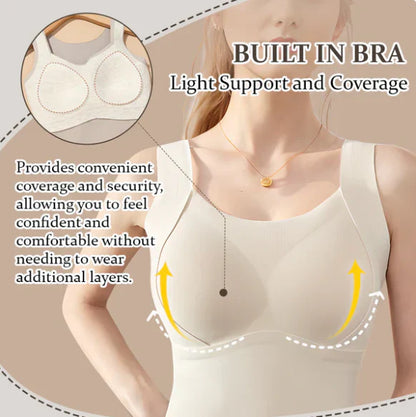 Canottiere Termiche Femminili con Reggiseno Integrato