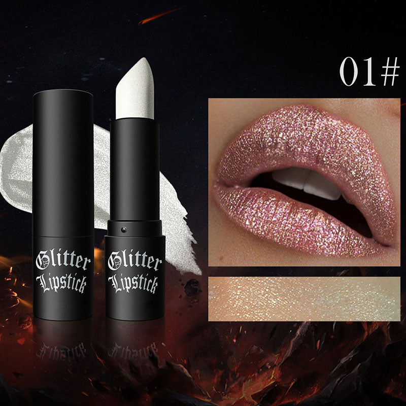 🔥VENDITA CALDA 49% DI SCONTO🔥Rossetto permanente opaco con glitter fini