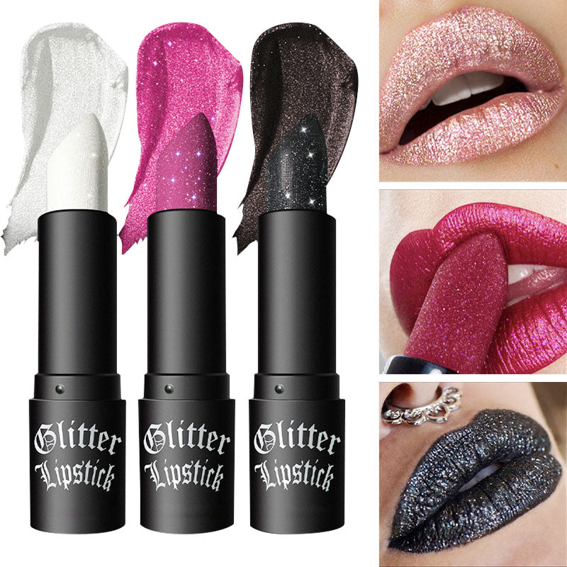 🔥VENDITA CALDA 49% DI SCONTO🔥Rossetto permanente opaco con glitter fini