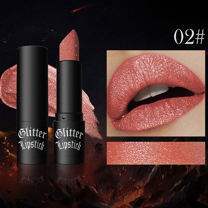 🔥VENDITA CALDA 49% DI SCONTO🔥Rossetto permanente opaco con glitter fini