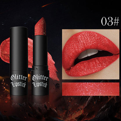 🔥VENDITA CALDA 49% DI SCONTO🔥Rossetto permanente opaco con glitter fini