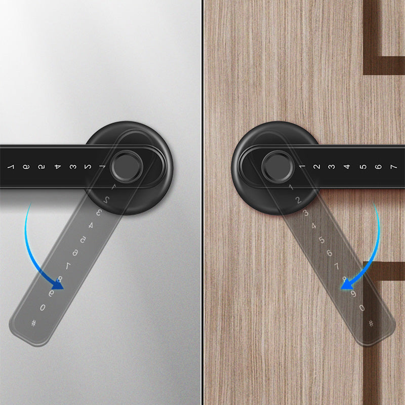 ✅Spedizione gratuita✈Impronta digitale Smart Door Lock Handle con controllo Bluetooth APP