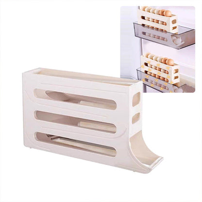 🏠️Kitchen Helper🌟Multi-function 4-layer Tilted Design Slide Egg Storage Box