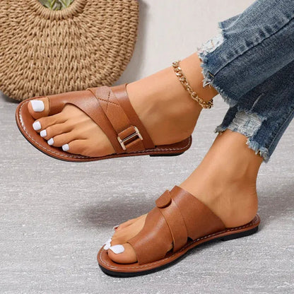 🎁2024 New Products🎁Lightweight Casual Fashion Split Toes Style Flat Sandals