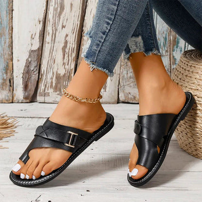 🎁2024 New Products🎁Lightweight Casual Fashion Split Toes Style Flat Sandals