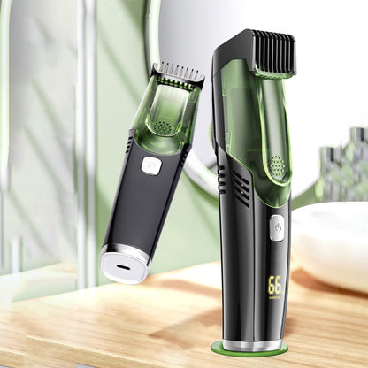 Trimmer per Barba Aspirante Impermeabile