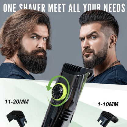 Trimmer per Barba Aspirante Impermeabile