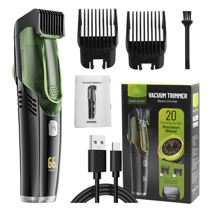 Trimmer per Barba Aspirante Impermeabile