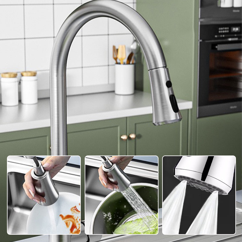 🔥Splash Proof Faucet Extender with 9 joints for Kitchen Bathroom Sink