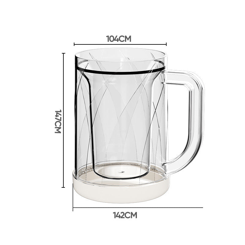 Double Layer Ice Cold Beer Glass