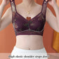 【🌸2024 Nuovi prodotti】💖Biancheria intima con motivo floreale in pizzo senza anello in acciaio