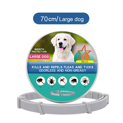 Washable Adjustable Flea & Tick Prevention Collar for Pets