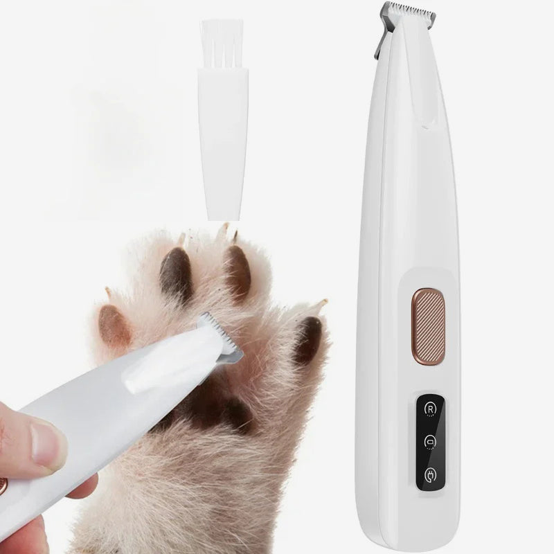 Tagliacapelli per animali ricaricabile impermeabile con luce a LED