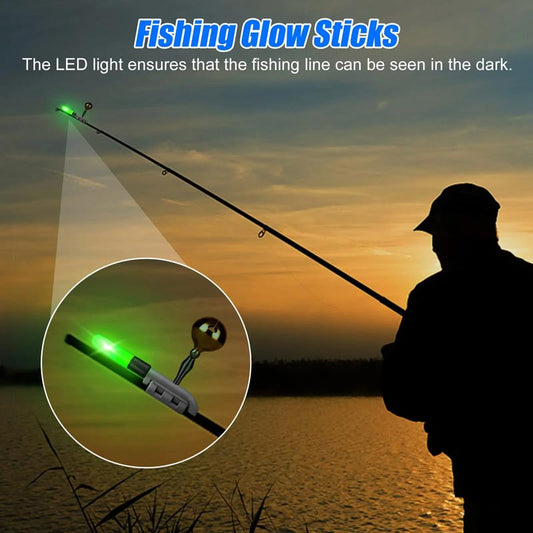 Canna da pesca con luce a LED e campanello buzzer